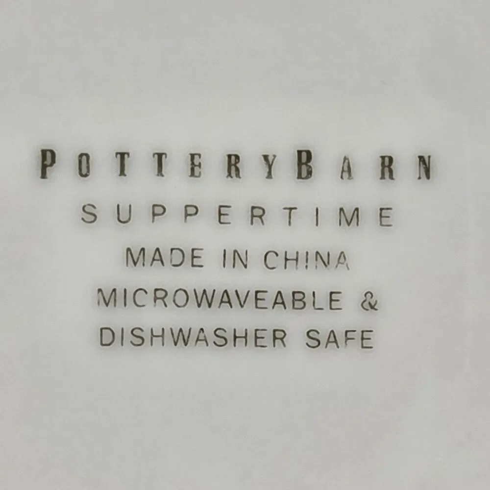 Pottery Barn Suppertime 7 3/4